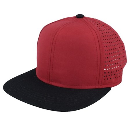 Atlantis - Rouge snapback Casquette - Bank Burgundy/Black Snapback @ Hatstore