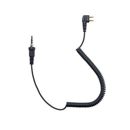 Lafayette Adapter Cable Peltor 2 Pin 3,5 mm 4-pol tillbehör jaktradio Black OneSize