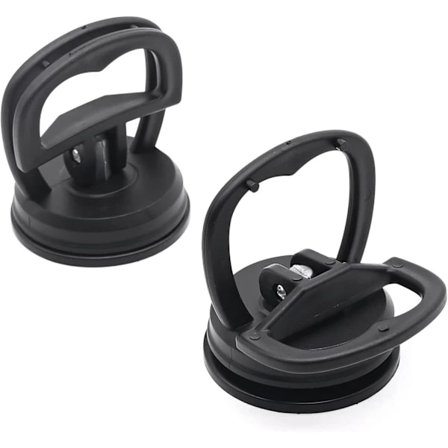 Stark sugekopp 2-pakning Skjermtelefon Reparasjonsverktøy Svart