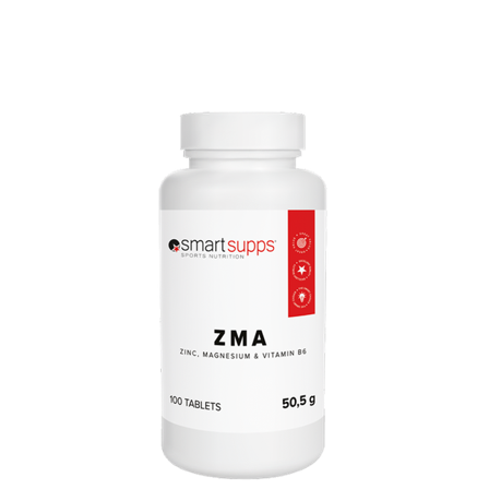 Mineraler SmartSupps ZMA 100 tabletter - Bodyman.dk