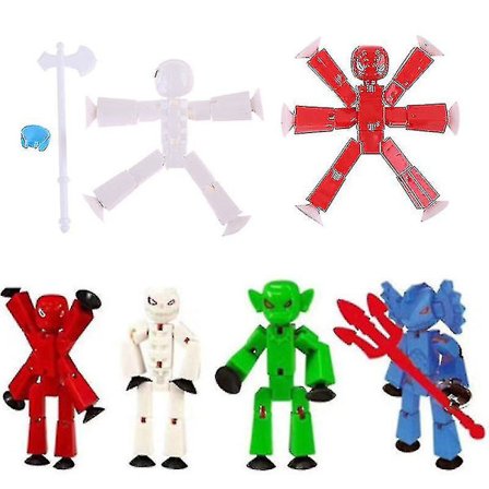 Stikbot Puppet Sucker Joint Puppet Freeze Action Figur Filming Animation Tripod Db