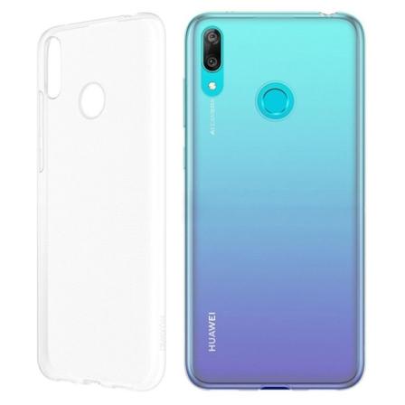Huawei Y6:n iskuja vaimentava silikonikotelo Simple Transparent