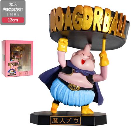 Tuhkakuppi Dragon Ball Majin Boo DoD mallinnuslaatikolliset käsintehdyt nukkekoristeet Tuhkakuppi Blue sitting little Wukong