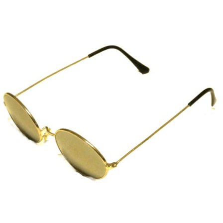 Oval spegel solglasögon