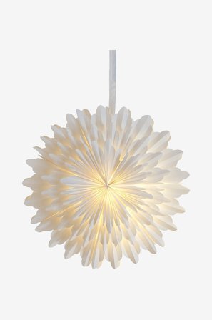 Jotex - Paperstar Snow 50 cm Hvit - Kjøp Julestjerner hos Jotex