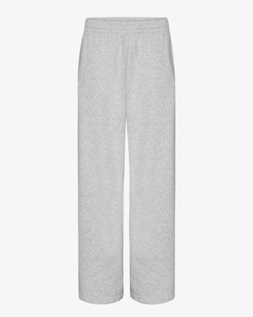 Organic Straight Leg Sweatpants - Snow Melange