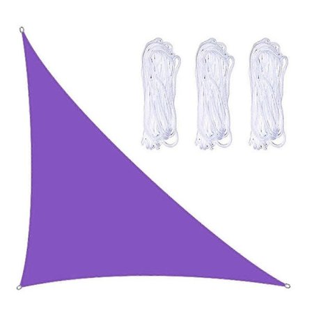 Solsegel Rät Vinkel, 3m x 4m x 5m Solsegel med Hårdvarusats, 3 Rep, Vattentätt 2025