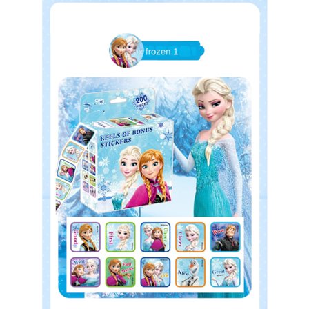 Tecknad klistermärken Ice Snow Adventure 1 (200 klistermärken)