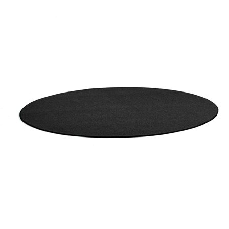 Round rug ADAM, Ø 3500 mm, dark grey