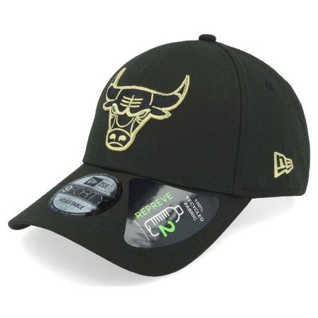 New Era - NBA Svart adjustable Keps - Chicago Bulls Black And Gold 9FORTY Black Adjustable @ Hatstore