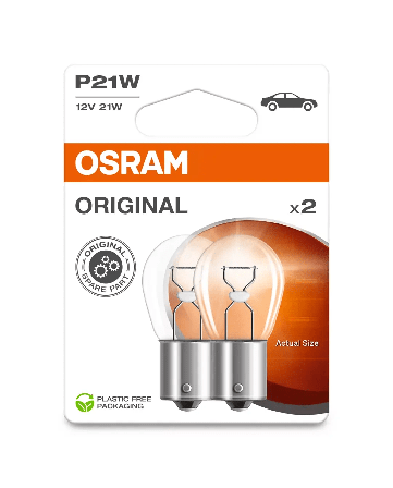 OSRAM P21W 21W 12V BA15S BLI2