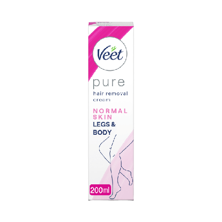 Veet Hair Removal Cream Legs & Body Normal Skin Hårborttagning Dam 200ML