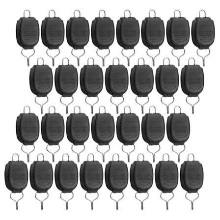 6 Påsar med Luminous Fiske Wire Stopper Lättvikts Linje Klämmanordning Tillbehör 4#