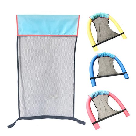 Pool Noodle Chair Net Flytande Stol Nyhet Ljus färg Pool