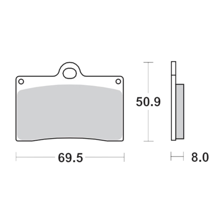 Pastillas de Freno Delanteras Moto-Master RoadPro Sinter - Beta Motard 4.0 2005-2016