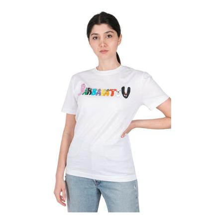 Patou T-Shirt Je0469999001W Hvid, Dame T-shirts