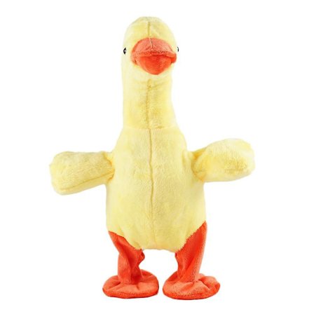 Elektrisk Plys And Gule And Fyldte Legetøjs And Kan Synge Og Gå Gentag And Talende And