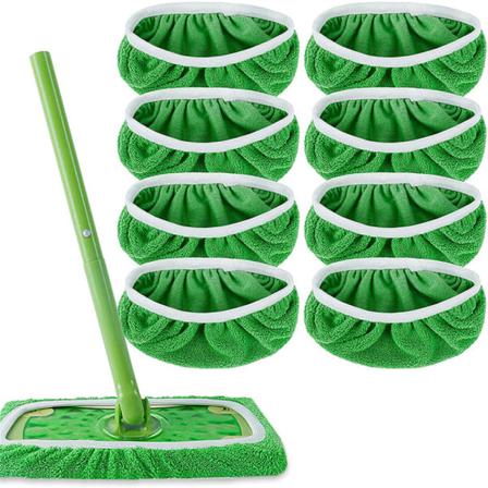Swiffer Sweeper MOP erstatningskluter, kluter til Swiffer Floor mopp, gjenbrukbar cover -