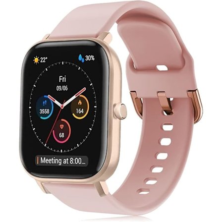 1 st Kompatibel med Amazfit GTS Armband, 20 mm Silikon Klockarmband Sportarmband för Amazfit GTS 2 Mini, Amazfit GTS 2, ETC