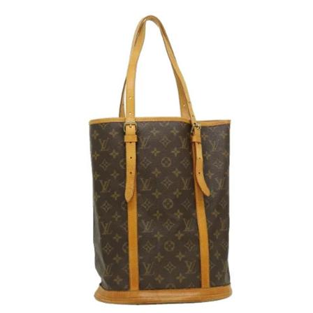 Louis Vuitton Vintage, Pre-owned Canvas Bucket Bag Bruin, Heren, Maat:ONE Size