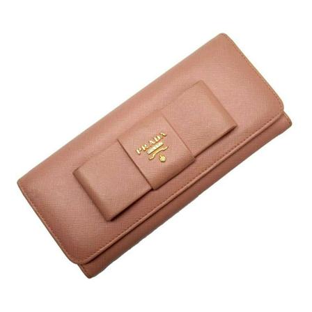 Prada Vintage, Wallets ; Cardholders Beige, Dames, Maat:ONE Size