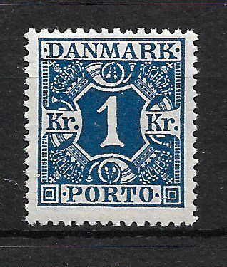 Danmark 1921 - Portomærke AFA 15 - Postfrisk