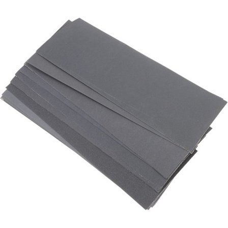 12 Ark Fint Sandpapir Sortiment 400/600/800/1000/1200/1500 Korning Tørt Vått Sandpapir Sett