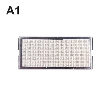 3mm/4mm/6.4mm DIY-stämpel Brevtavla Namn Adress Gummi A1:3mm