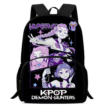 K-Pop Demon Hunter Rygsæk Skuldertaske Madkasse Penalhus Skolerygsæk-FD- TDKH020