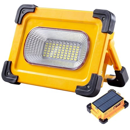 Oppladbar LED-flomlys, 30LED bærbar solcelledrevet flomlys