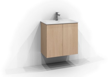 Svedbergs Poem Tvättställsskåp 2 dörrar Pur Ek, Badrum