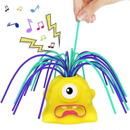 Hårtrækkende Skrigende Monster Fletbar Stresslindring Anti-Angst Kreativt Legetøj