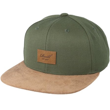 Reell - Verde snapback Boné - Suede Dark Olive Snapback @ Hatstore