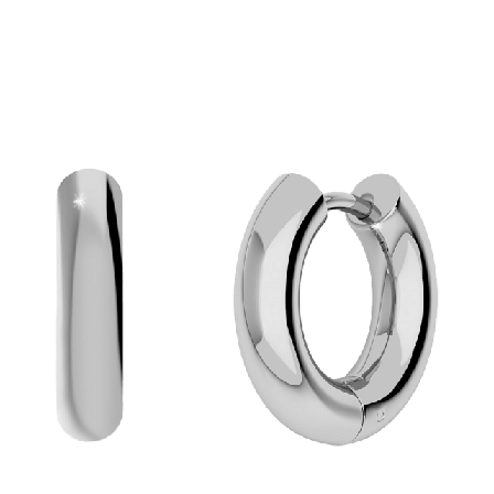 Edblad Chunky Hoops Steel Smycken & klockor Dam Grå ONESIZE