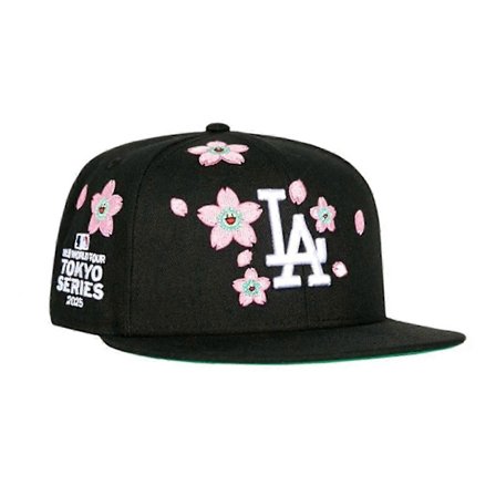 Takashi Murakami + mlb World Tour Tokyo Series 2025 New Dodgers Keps Svart B