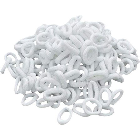 100 stk. Børnehårbånd Små Hårbånd Elastiske Hestehaleholdere Tiny Bløde Hårbånd Hårtilbehør