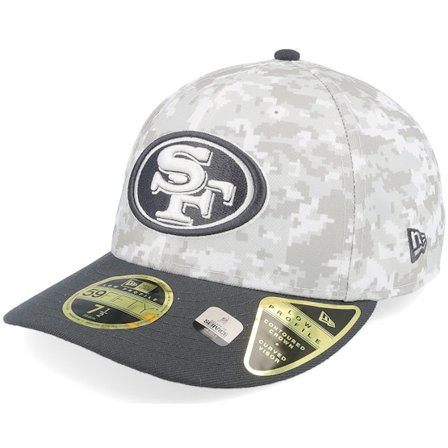New Era - NFL Camo fitted Boné - San Francisco 49ers Nfl24 Salute To Service Low Profile 59FIFTY Camo/Graphite Fitted @ Hatstore