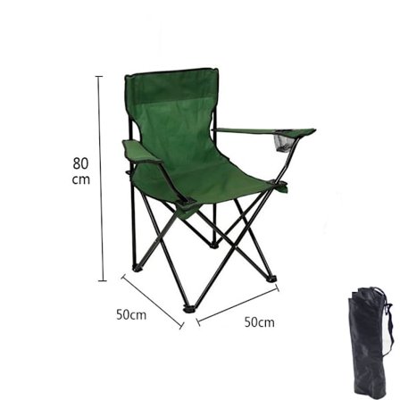 Sammenleggbare Campingstoler Utestol GRØNN
