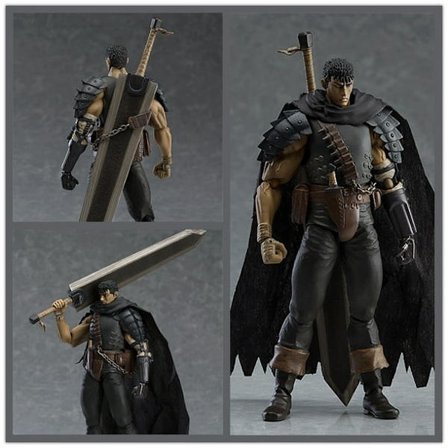 Berserk figma: Guts Black Swordsman Versjon Actionfigur for Alle Typer Festivaler og Leketøy