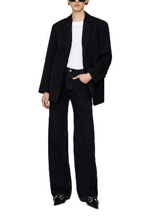 Anine Bing Hugh Jean Jeans Dam Svart 27