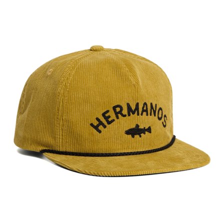 Howler Bro's Unstructured Snapback Hats Hermanos - Old Gold Corduroy