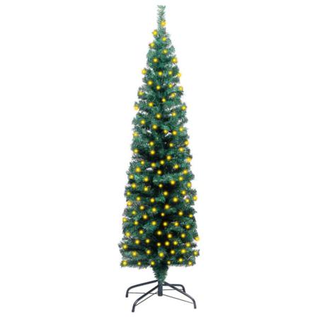 Smal Plastgran Med Led Och Fot Grön 120 Cm Pvc