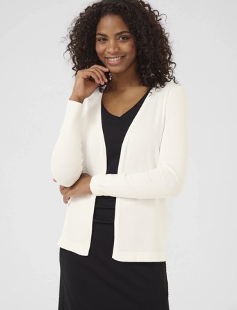 Kaffe Kafenia Astrid Cardigan - White - M