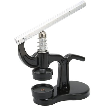 Ur Bagside Dæksel Presseværktøj Urmager Presser Reparationsværktøj Med 12 Dyser Sort