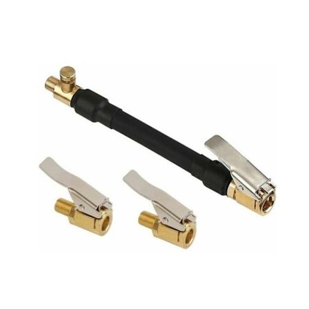 1 x Bilpumpningsslang, 2 x Däckventil