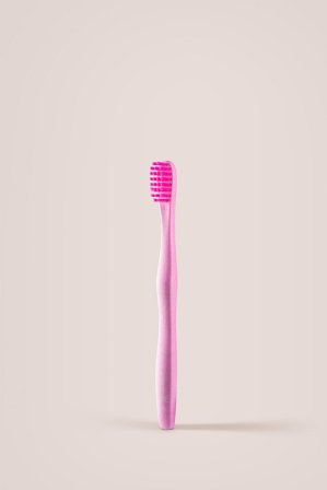 The Humble Co. Plant-based toothbrush kids Pink, Medicin & Pleje, Tandpleje Til Børn, Børnetandpasta
