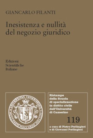 Inesistenza e nullità del negozio giuridico Giancarlo Filanti