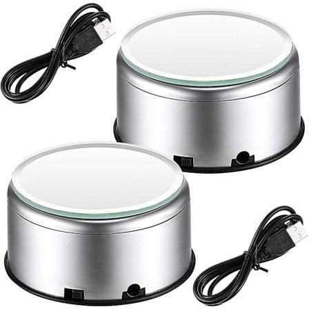 Jetec Kop Display Stativ Turner Roterende Krystal Display Base Stativ 360 Grader Kopper Display