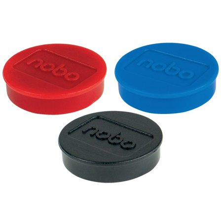 Nobo Aimants 30 mm pack de 4 bleu