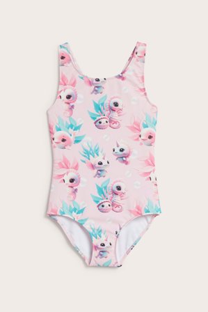 Kappahl | Mönstrad baddräkt Rosa 122/128 | Rosa